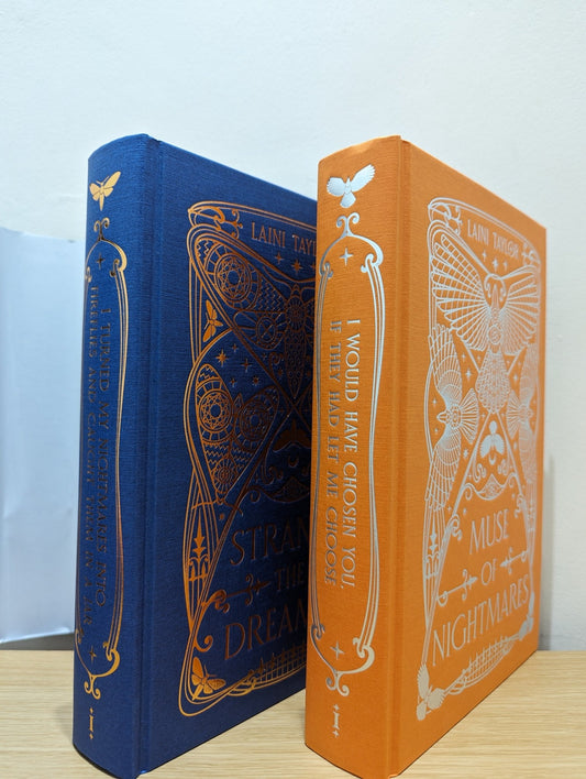 Strange the Dreamer; Muse of Nightmares by Laini Taylor (Signed Set with sprayed edges) - Fialta Books