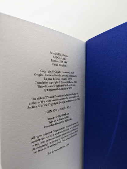 Strangers I Know by Claudia Durastanti (Signed First Edition) - Fialta Books