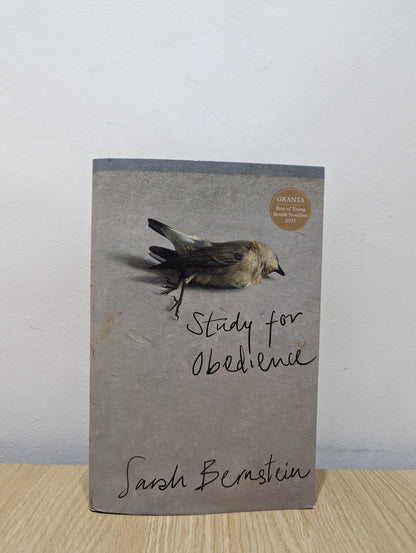 Study for Obedience by Sarah Bernstein (First Edition) - Fialta Books