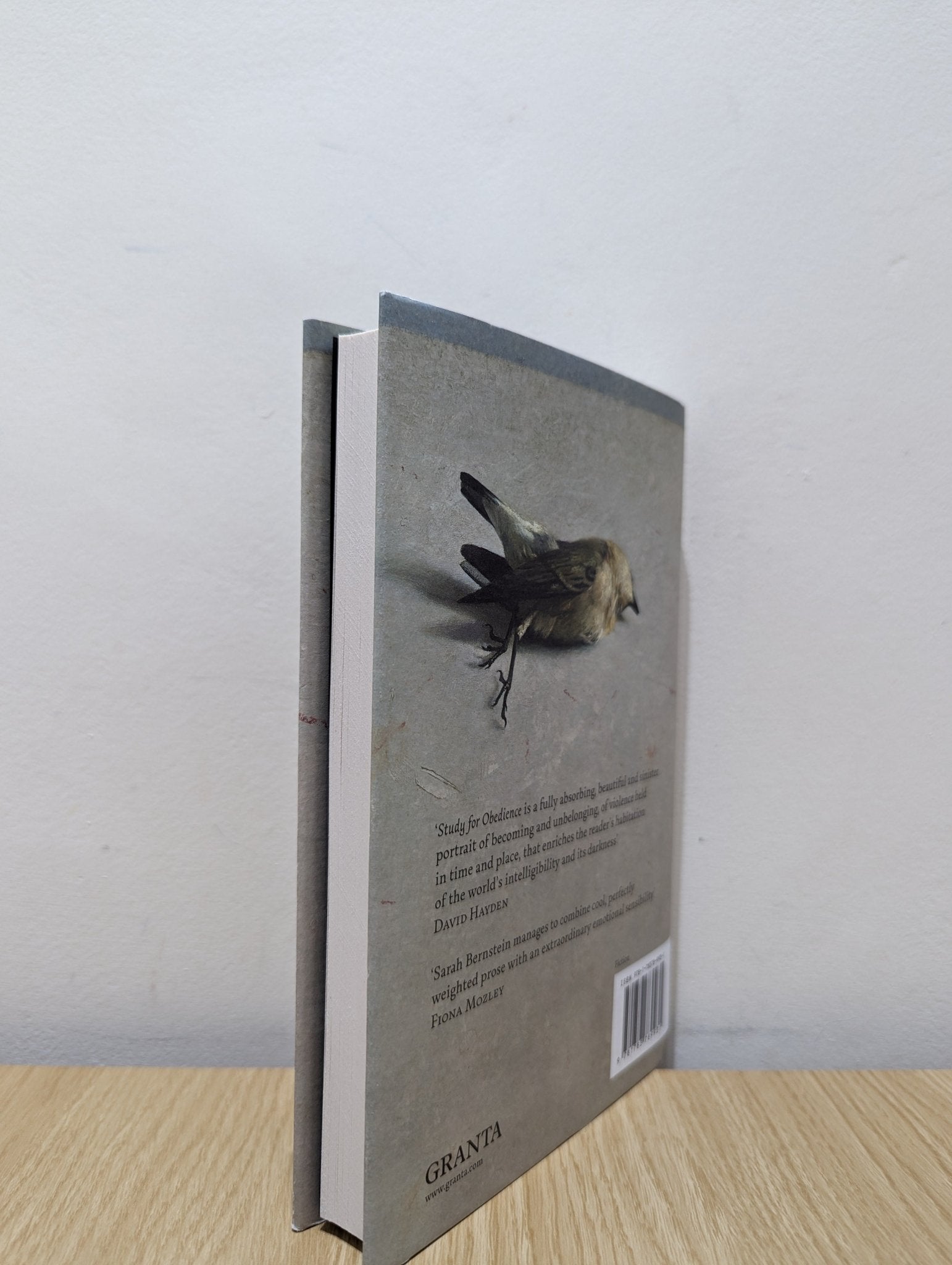 Study for Obedience by Sarah Bernstein (Signed First Edition) - Fialta Books