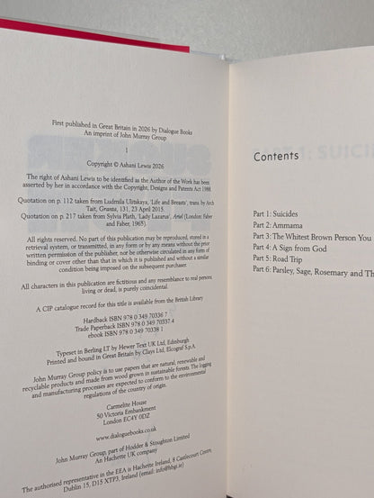 Suckerfish by Ashani Lewis (Signed First Edition) - Fialta Books