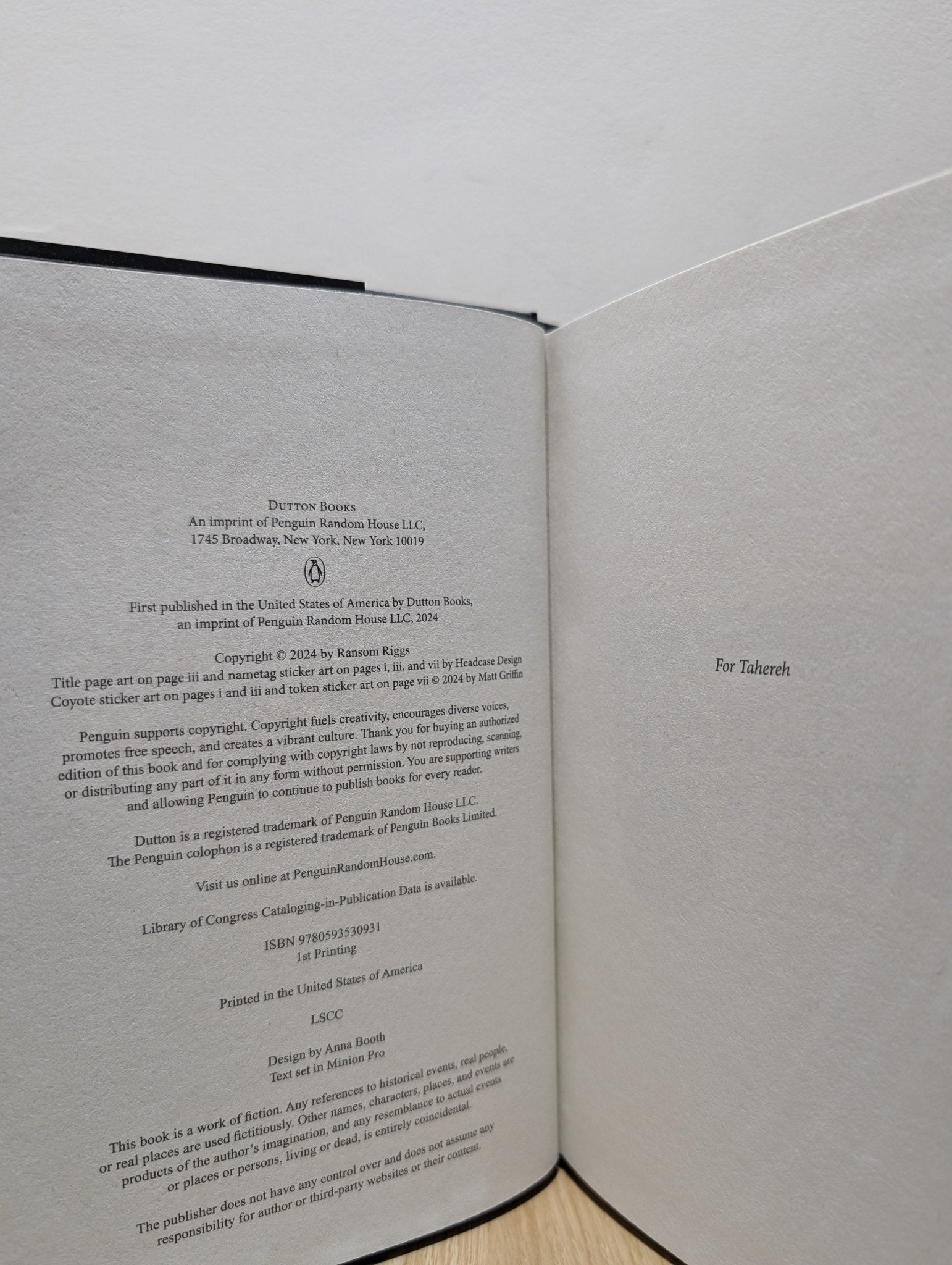 Sunderworld 1: The Extraordinary Disappointments of Leopold Berry by Ransom Riggs (Signed First Edition) - Fialta Books