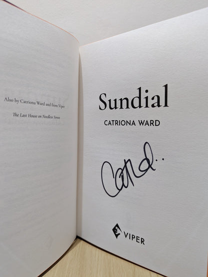Sundial by Catriona Ward (Signed First Edition with sprayed edges) - Fialta Books