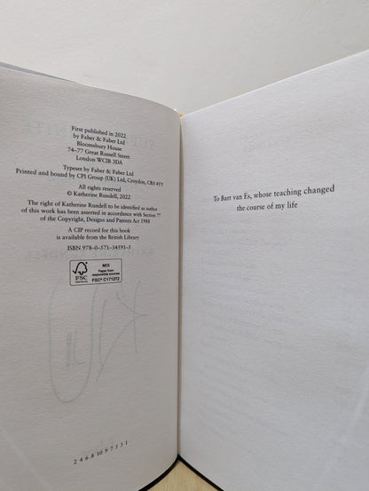 Super - Infinite: The Transformations of John Donne by Katherine Rundell (Signed First Edition) - Fialta Books