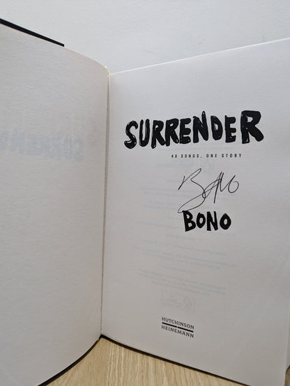 Surrender: 40 Songs, One Story by Bono (Signed First Edition) - Fialta Books