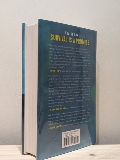 Survival Is a Promise: The Eternal Life of Audre Lorde by Alexis Pauline Gumbs (Signed First Edition) - Fialta Books
