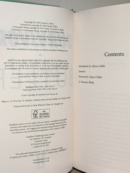 Survivor by Octavia E. Butler (Special Edition with sprayed edges) - Fialta Books