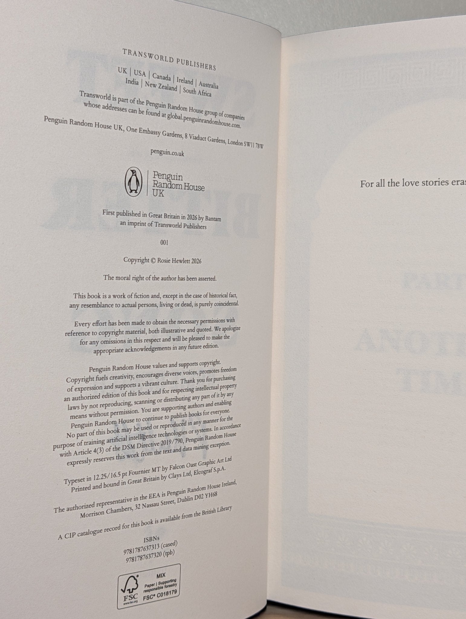 Sweetbitter Song by Rosie Hewlett (Signed First Edition with sprayed edges) - Fialta Books