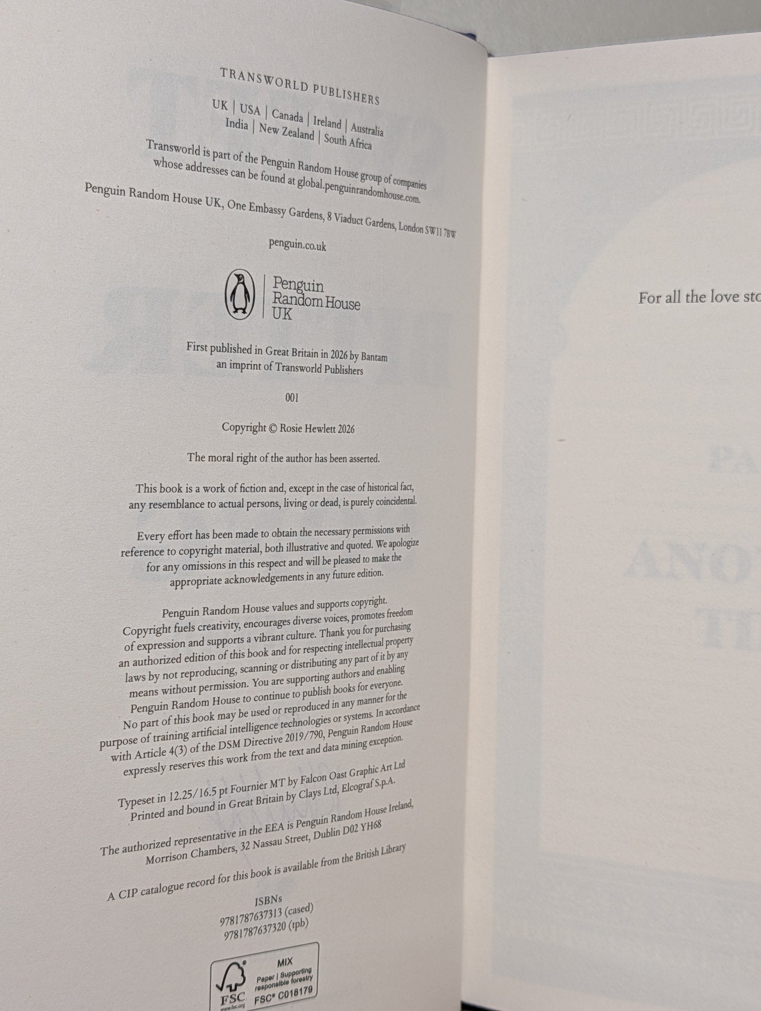 Sweetbitter Song by Rosie Hewlett (Signed Numbered Edition with sprayed edges) - Fialta Books