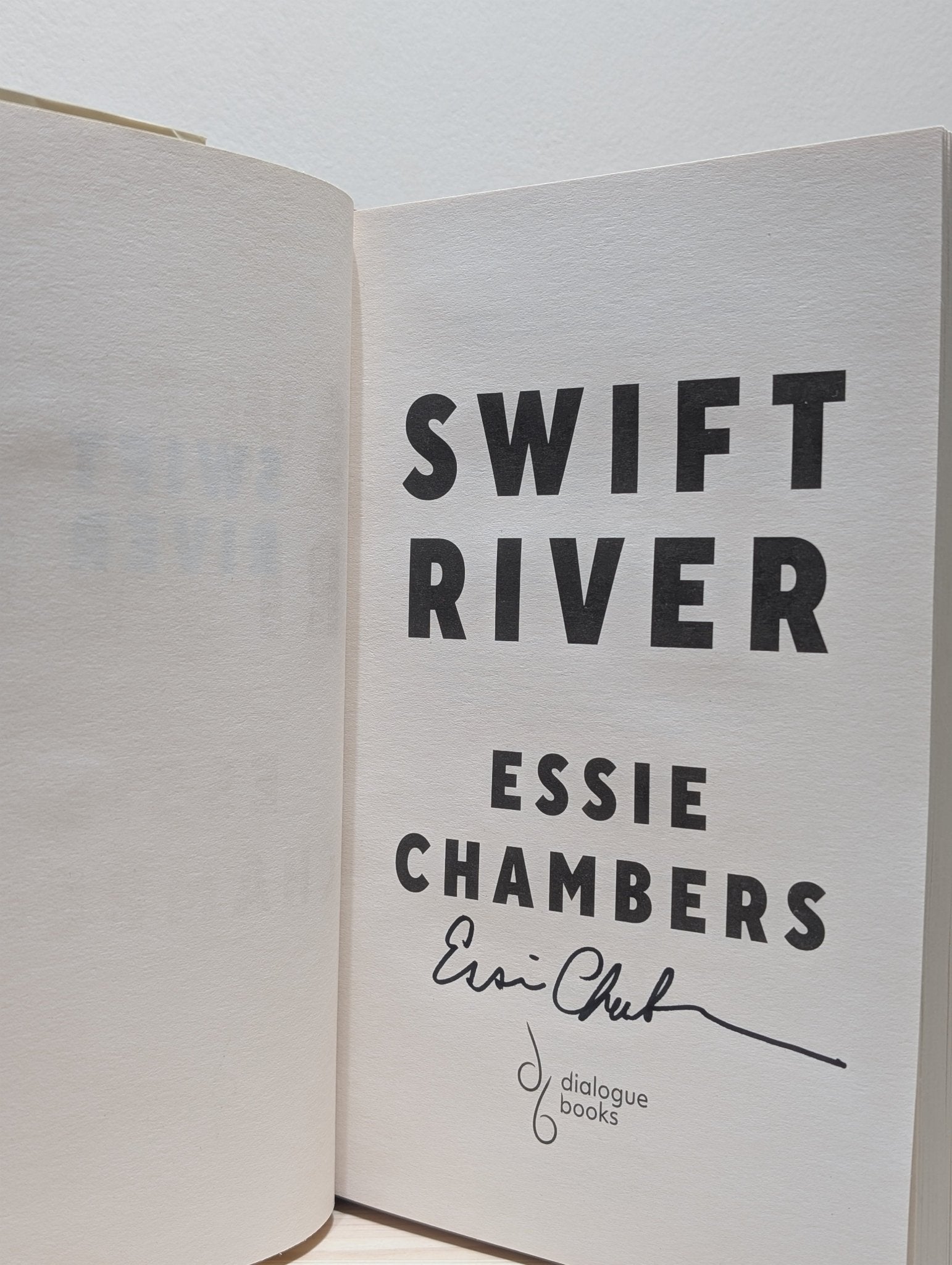 Swift River by Essie Chambers (Signed First Edition) - Fialta Books