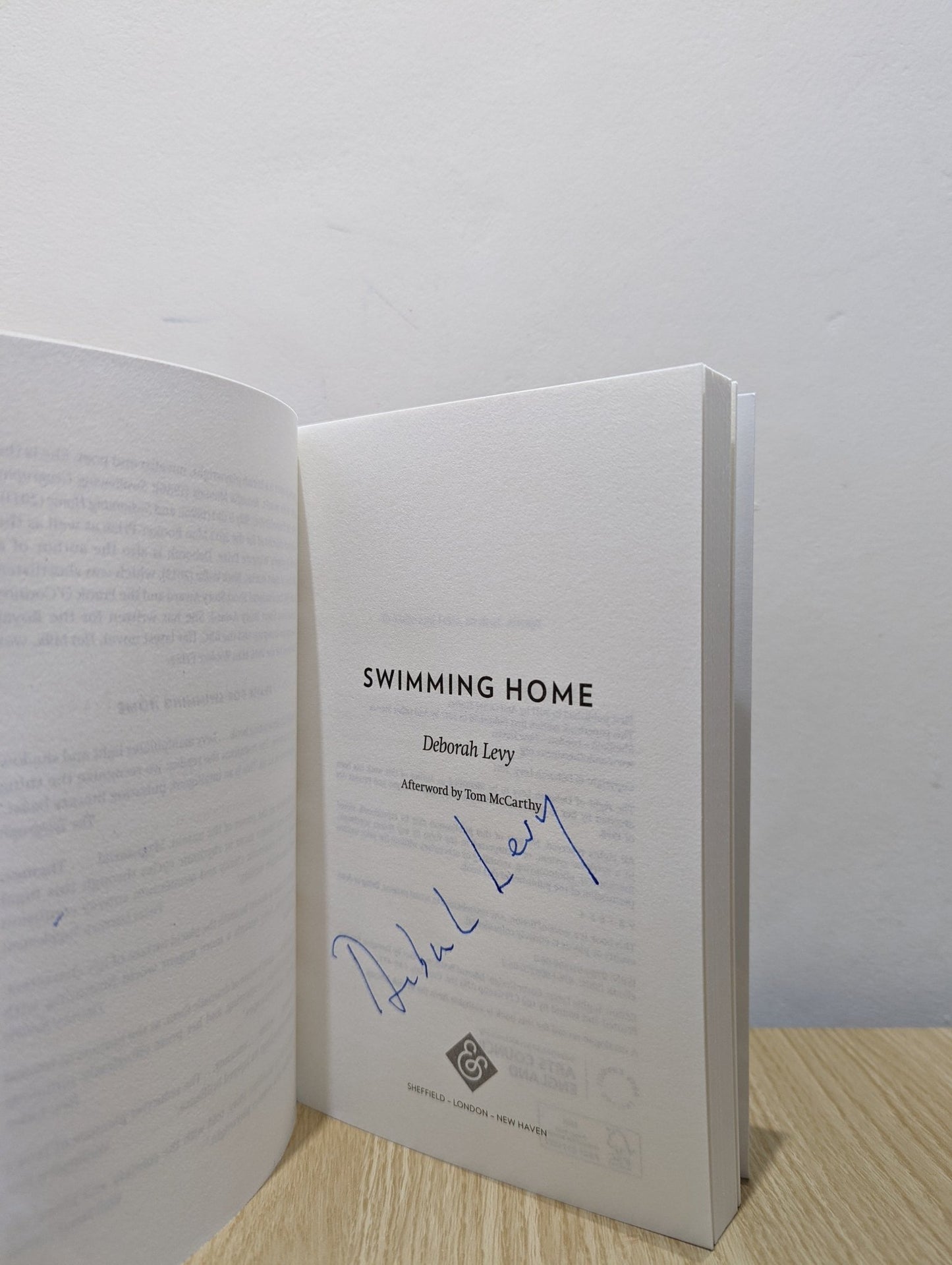 Swimming Home by Deborah Levy (Signed) - Fialta Books