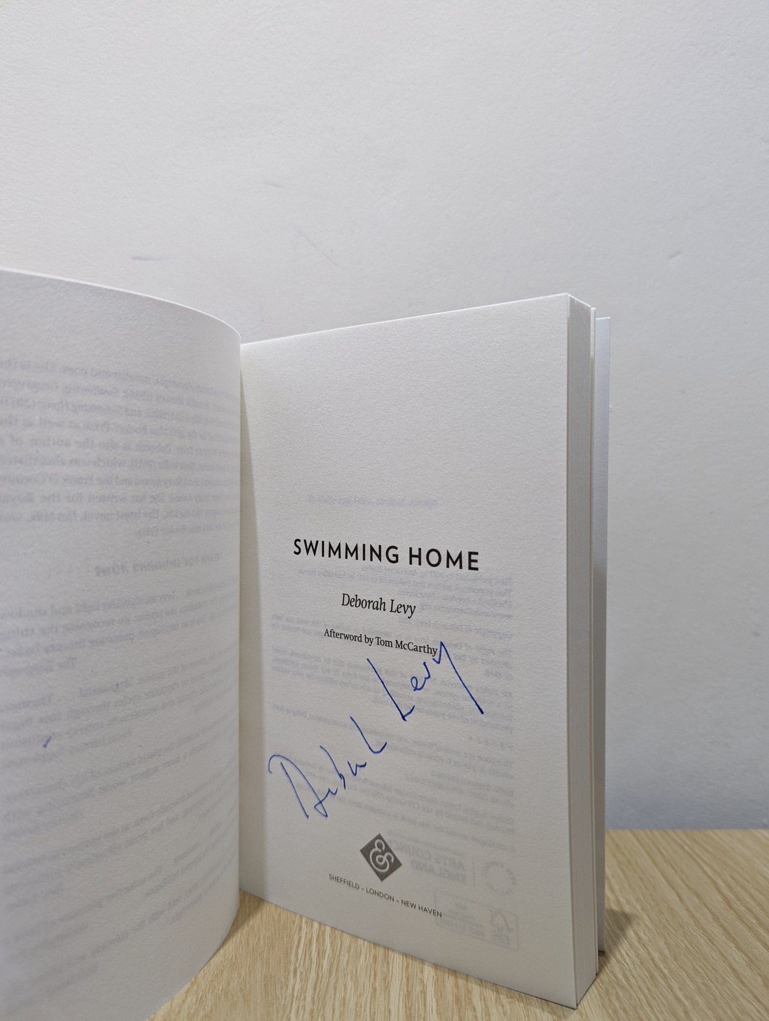 Swimming Home by Deborah Levy (Signed) - Fialta Books