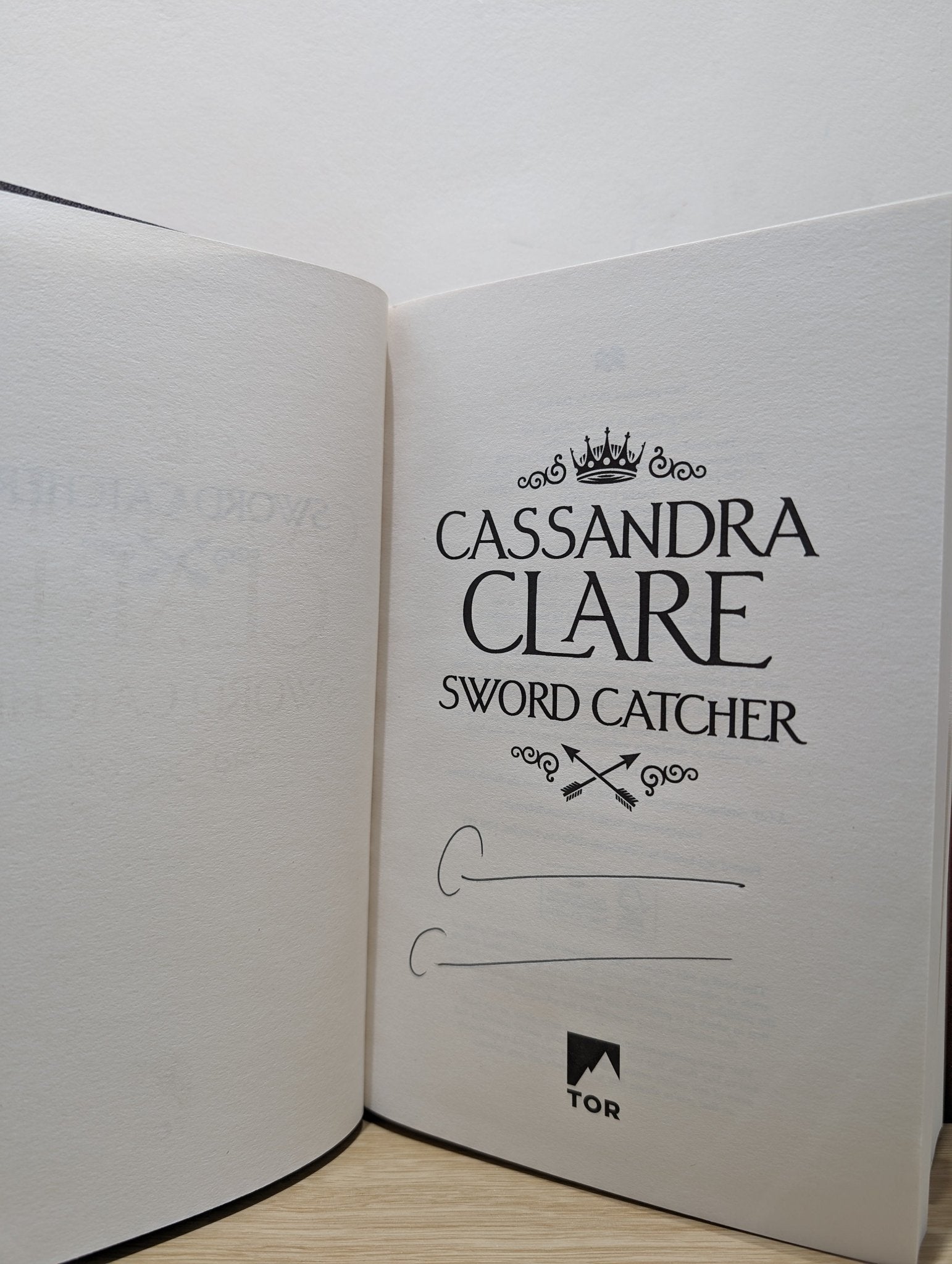 Sword Catcher by Cassandra Clare (Signed) - Fialta Books