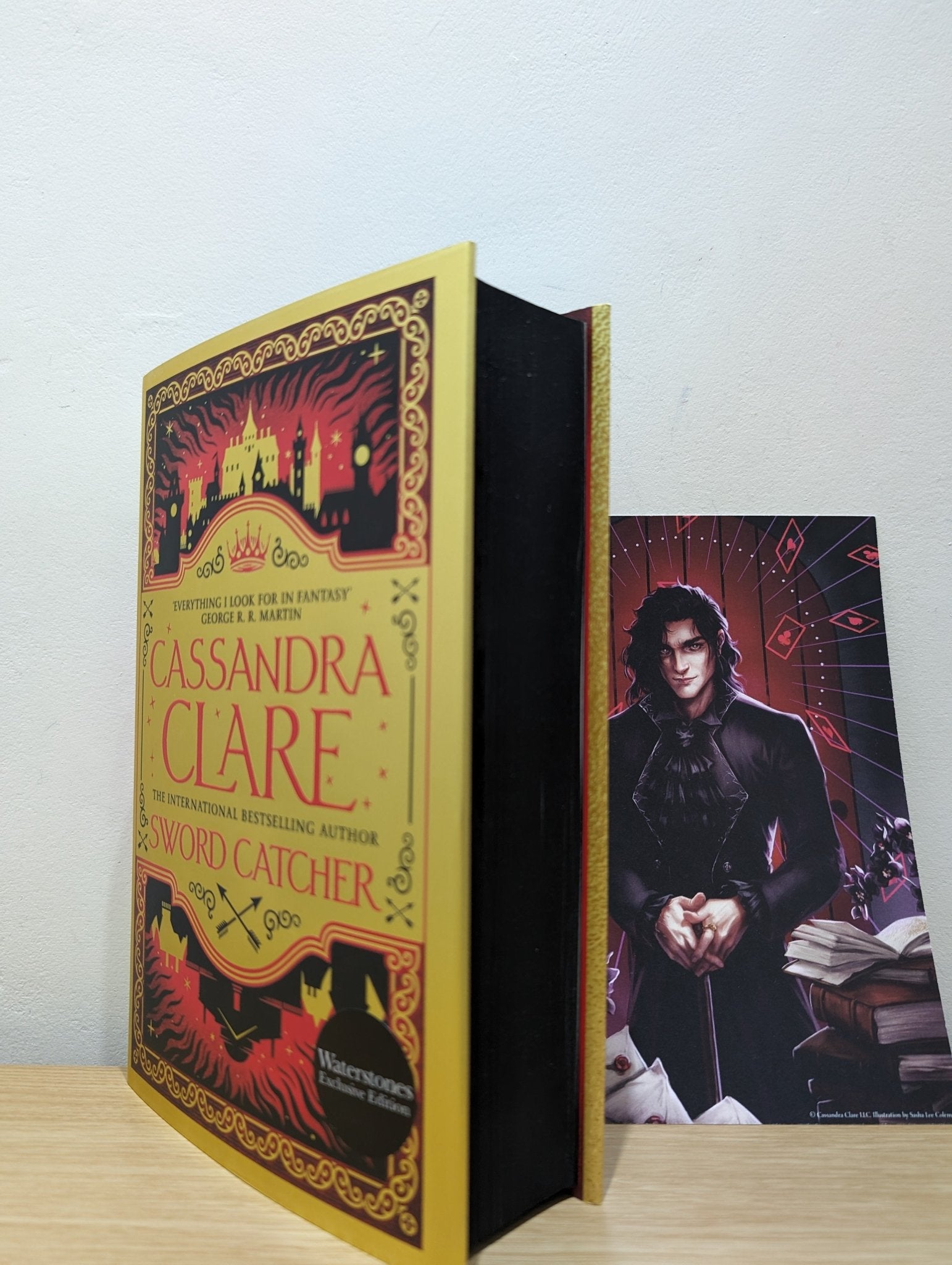 Sword Catcher by Cassandra Clare (Signed First Edition with sprayed edges and postcard) - Fialta Books