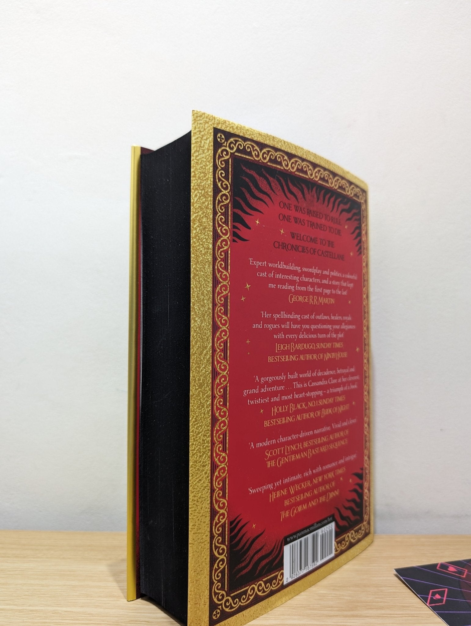 Sword Catcher by Cassandra Clare (Signed First Edition with sprayed edges and postcard) - Fialta Books