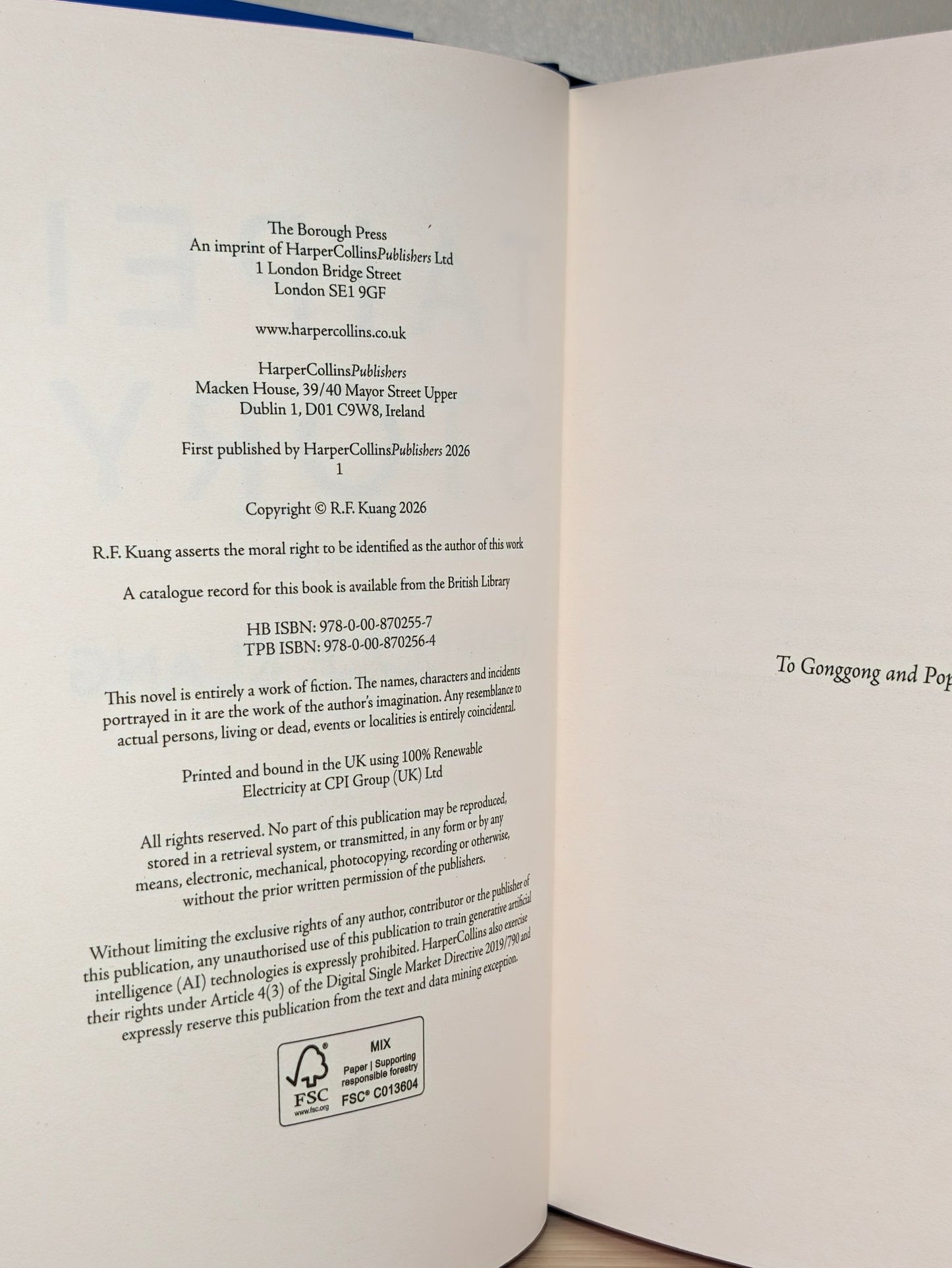 Taipei Story by R.F. Kuang (Signed First Edition with sprayed edges) - Fialta Books