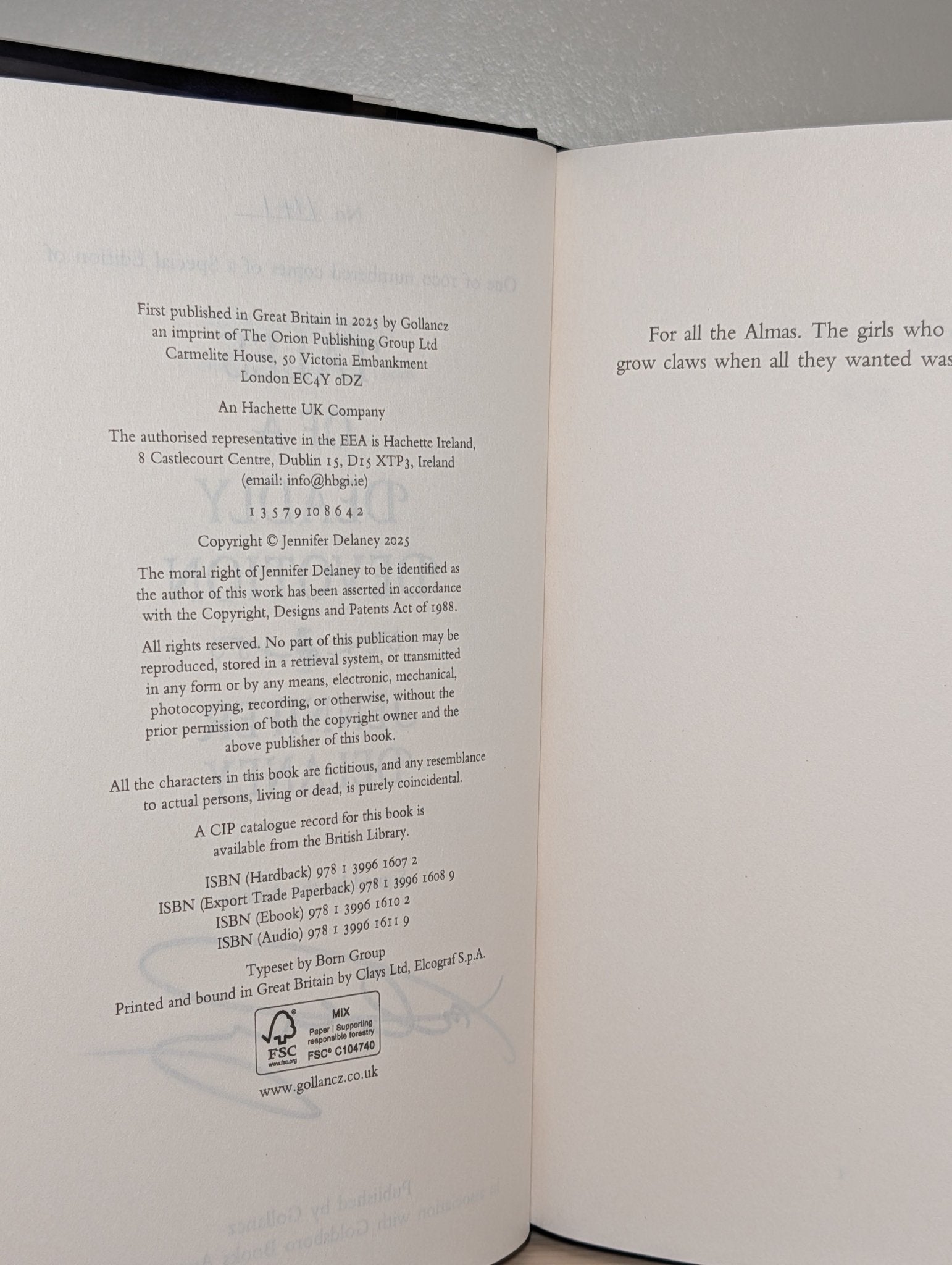 Tales of a Deadly Devotion by Jennifer Delaney (Signed Numbered First Edition with sprayed edges) - Fialta Books