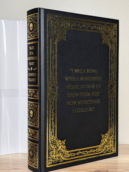 Tales of a Monstrous Heart; Tales of a Deadly Devotion; Tales of a Treacherous Fate (Signed Numbered Set with sprayed edges) - Fialta Books