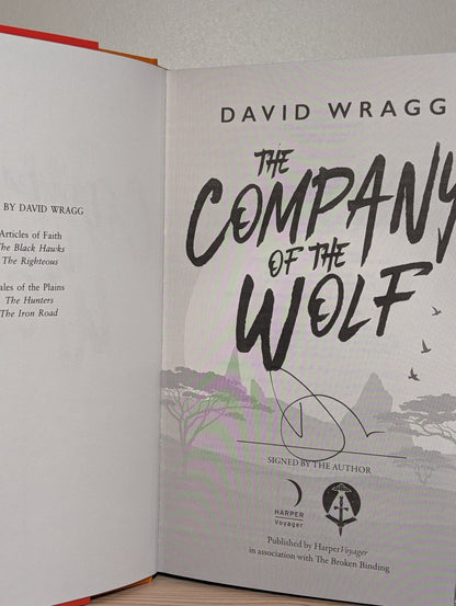 Tales of the Plains: Hunters; Company of the Wolf; Iron Road by David Wragg (Signed with sprayed edges) - Fialta Books