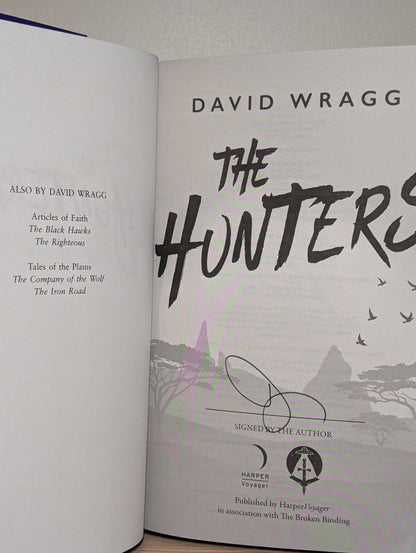 Tales of the Plains: Hunters; Company of the Wolf; Iron Road by David Wragg (Signed with sprayed edges) - Fialta Books