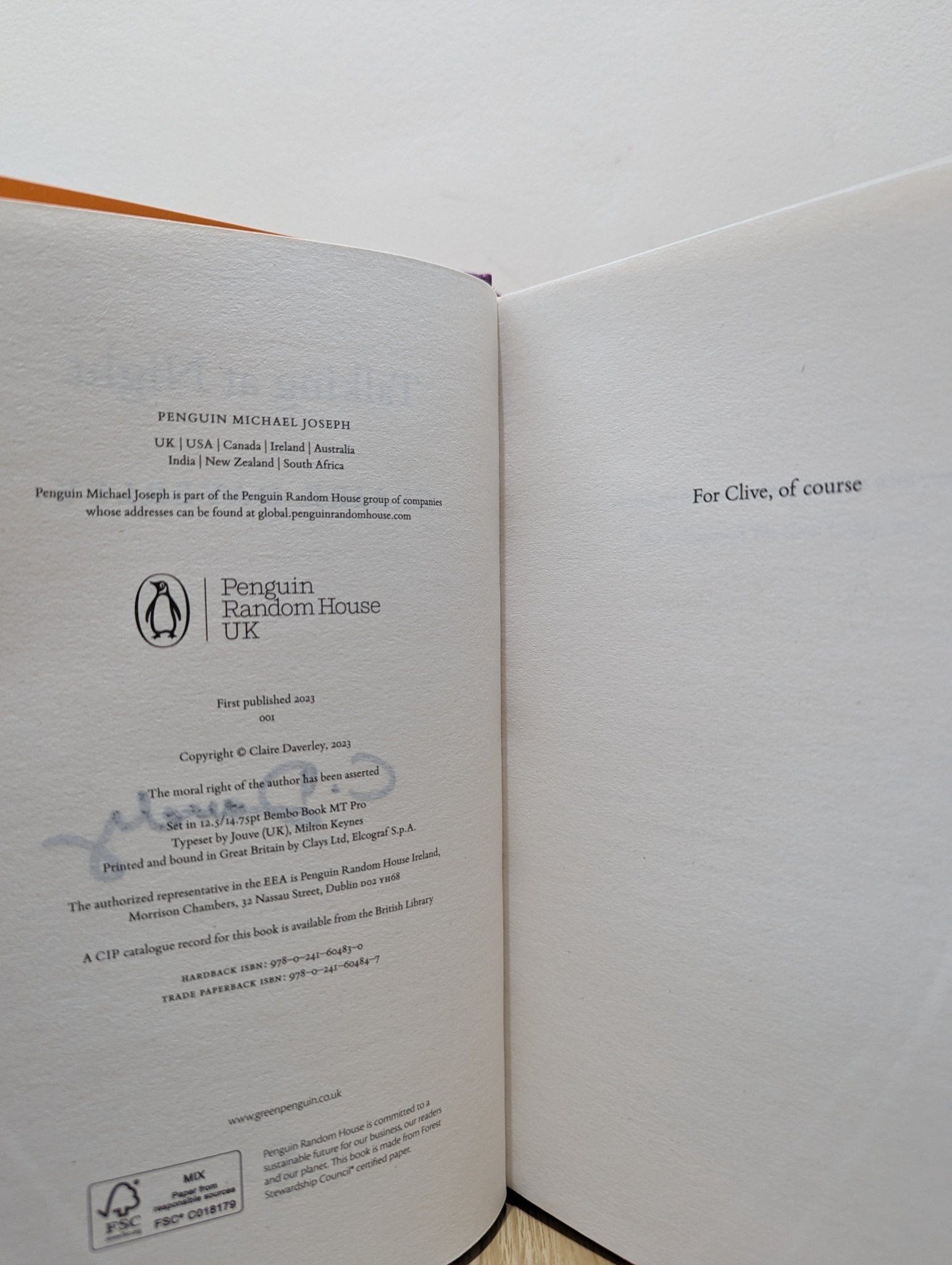 Talking at Night by Claire Daverley (Signed First Edition) - Fialta Books