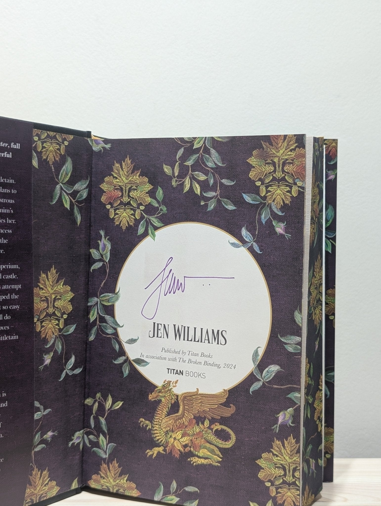 Talon Duology: Talonsister; Titanchild by Jen Williams (Signed Edition Set with sprayed edges) - Fialta Books