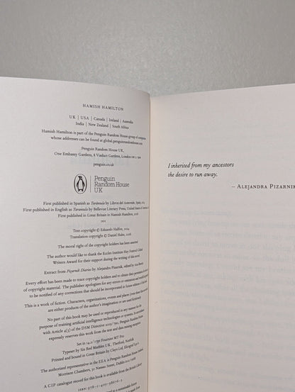 Tarantula by Eduardo Halfon (Signed First Edition) - Fialta Books