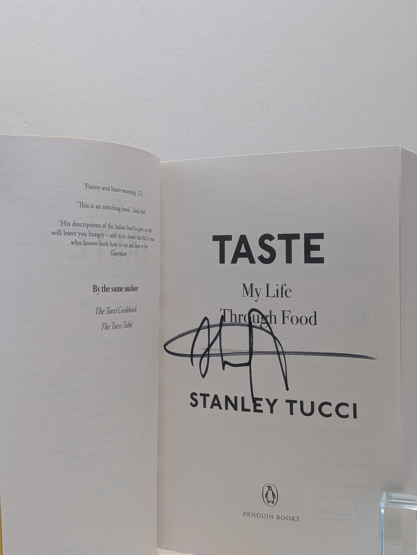 TASTE by Stanley Tucci (Signed) - Fialta Books