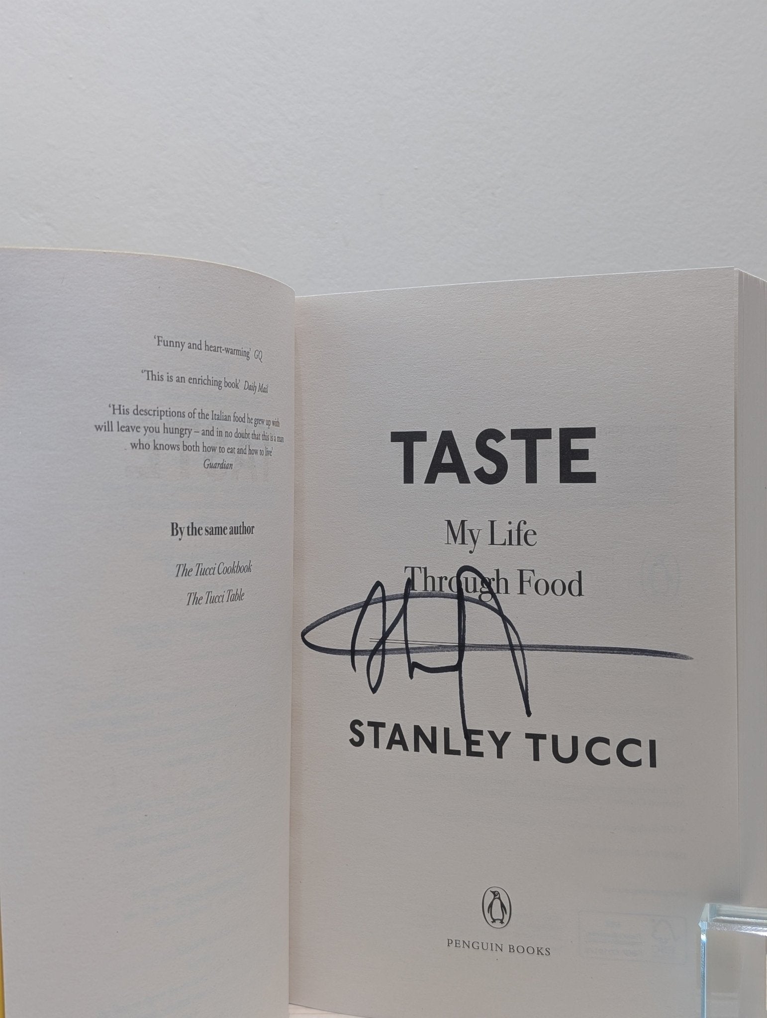 TASTE by Stanley Tucci (Signed) - Fialta Books