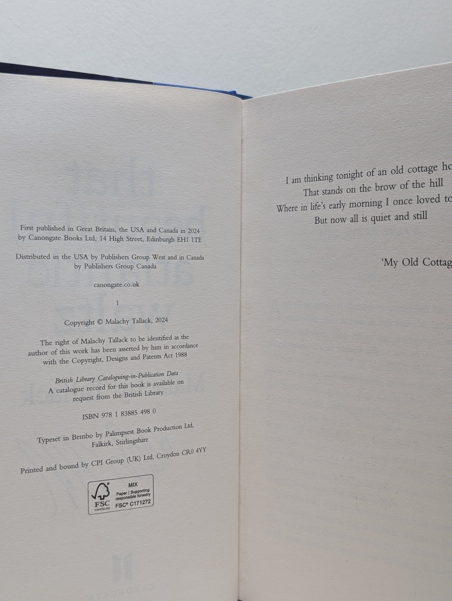 That Beautiful Atlantic Waltz by Malachy Tallack (Signed First Edition) - Fialta Books