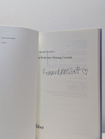 That Broke into Shining Crystals by Richard Scott (Signed First Edition) - Fialta Books
