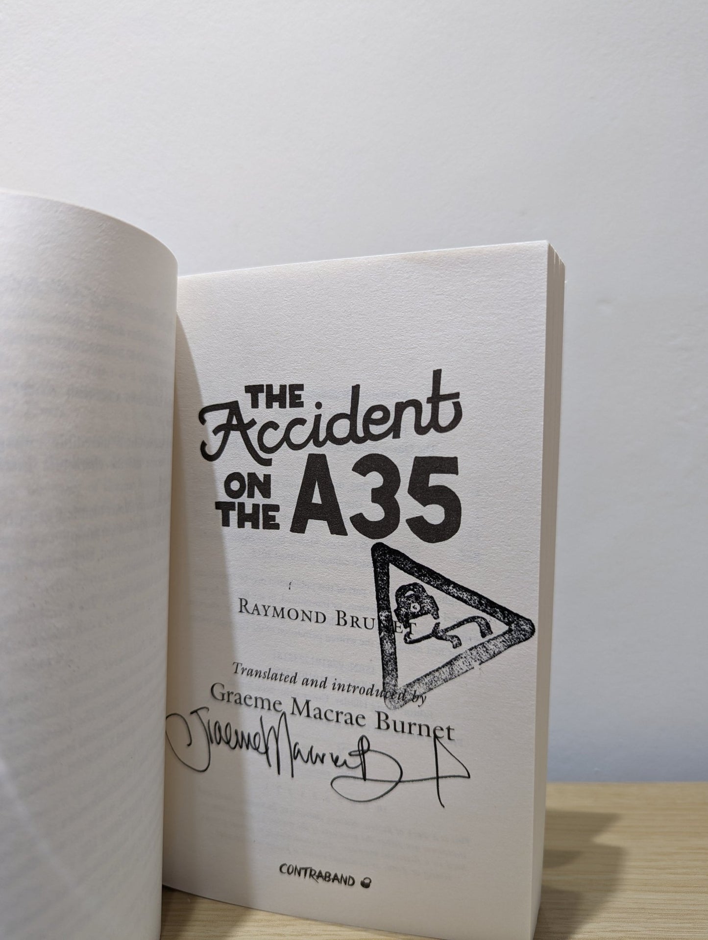 The Accident on the A35 by Graeme Macrae Burnet (Signed First Edition) - Fialta Books