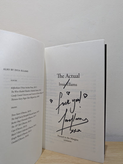 The Actual by Inua Ellams (Signed) - Fialta Books