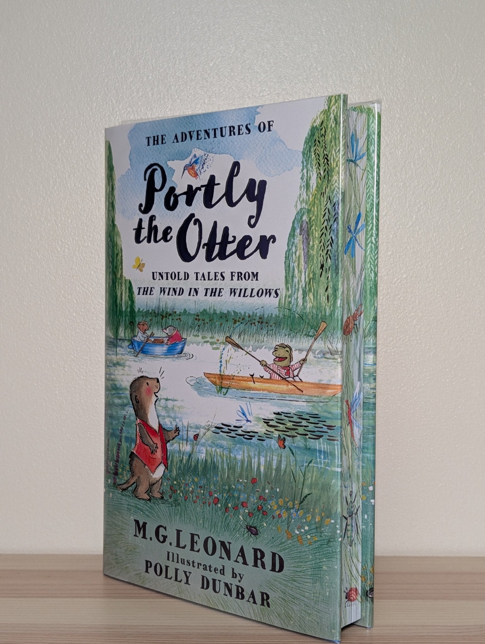 The Adventures of Portly the Otter by M.G. Leonard (Signed First Edition with sprayed edges) - Fialta Books