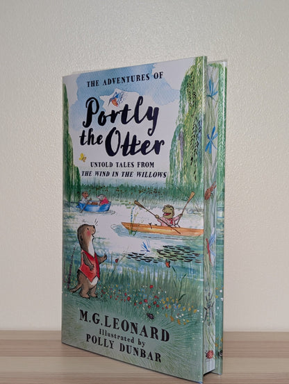 The Adventures of Portly the Otter by M.G. Leonard (Signed First Edition with sprayed edges) - Fialta Books