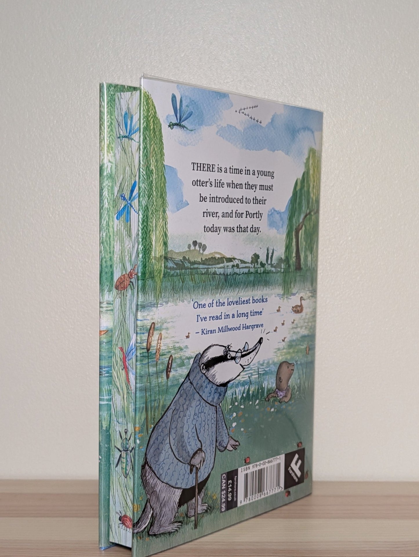 The Adventures of Portly the Otter by M.G. Leonard (Signed First Edition with sprayed edges) - Fialta Books