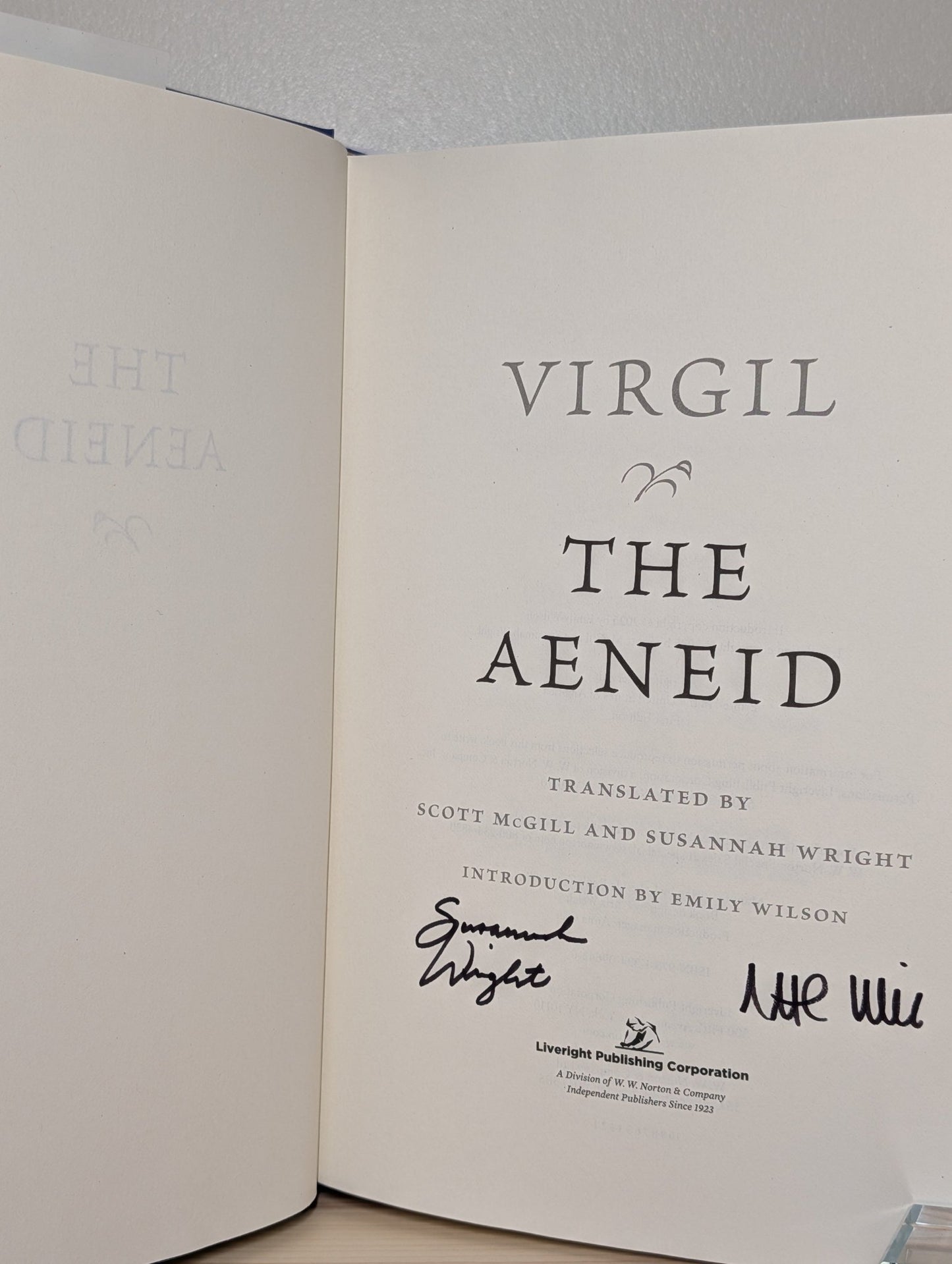 The Aeneid by Virgil (Double Signed First Edition) - Fialta Books