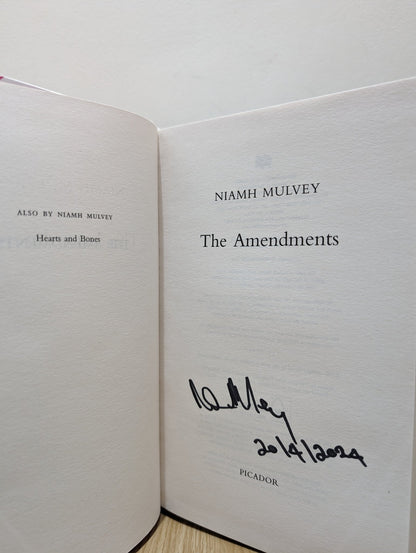 The Amendments by Niamh Mulvey (Signed First Edition) - Fialta Books