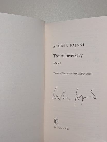 The Anniversary by Andrea Bajani (Signed First Edition) - Fialta Books