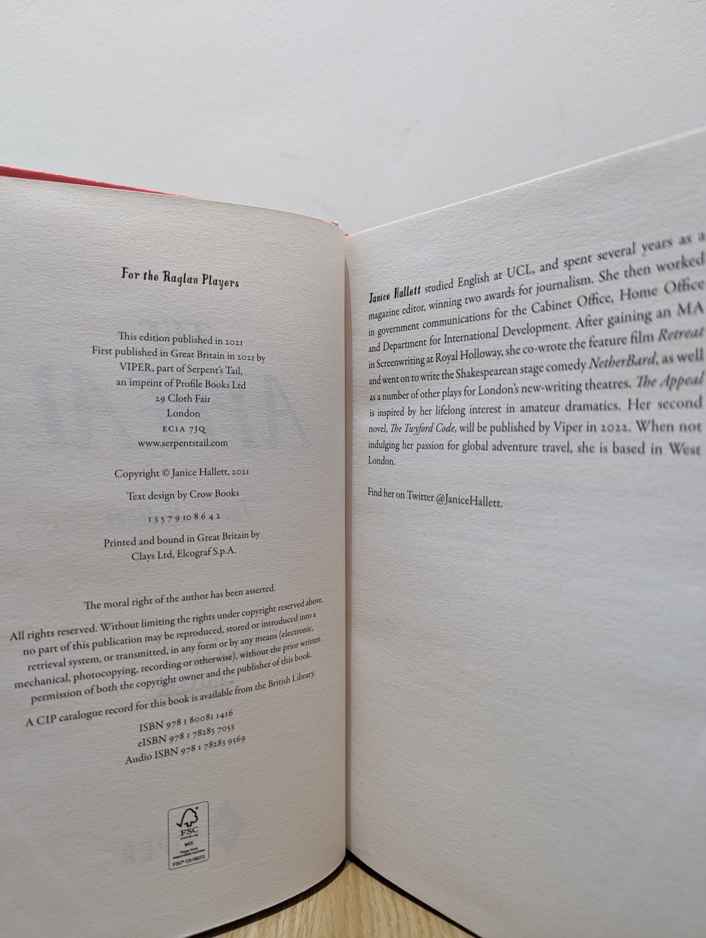 The Appeal by Janice Hallett (Signed Gift Edition) - Fialta Books