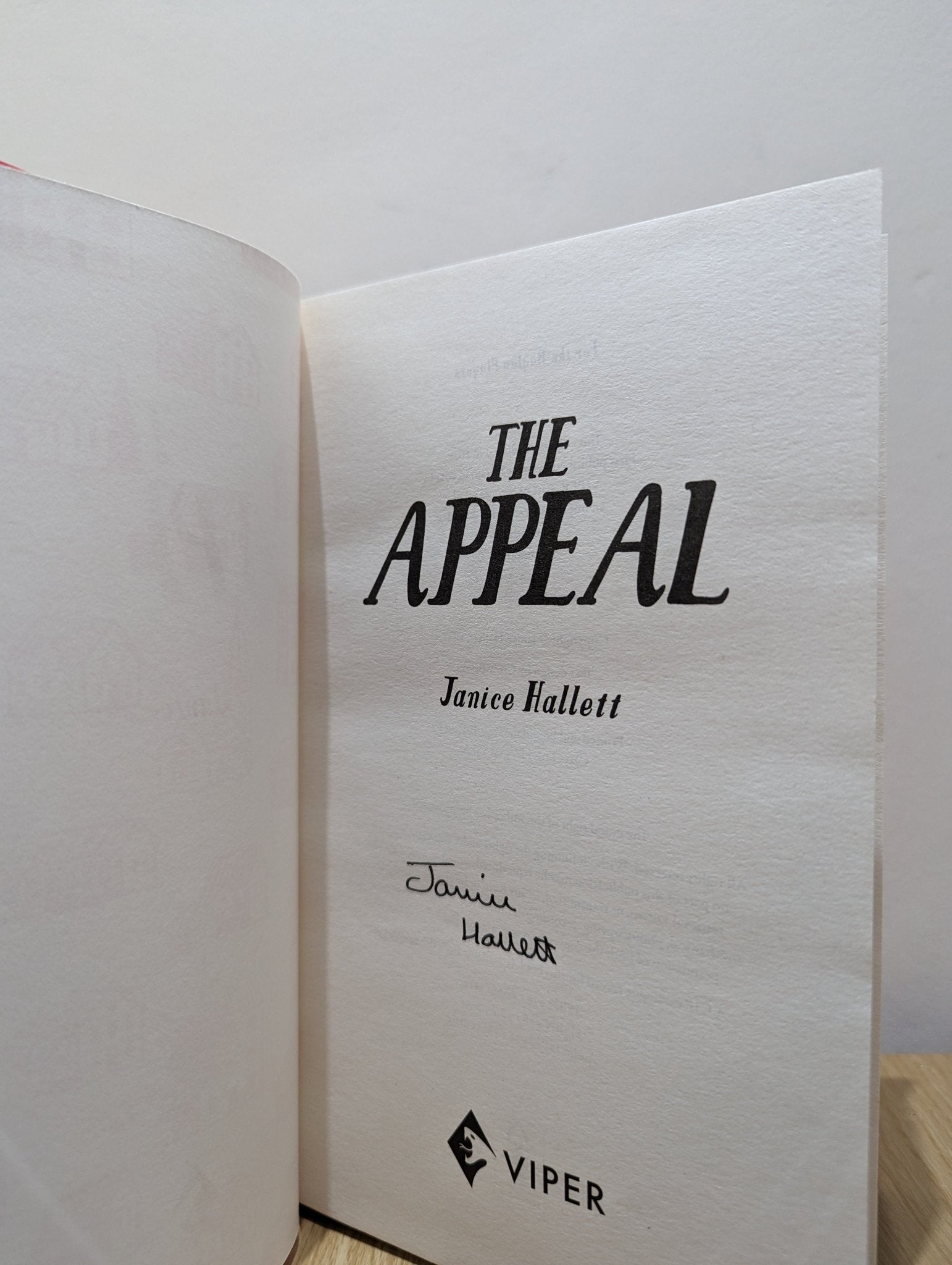 The Appeal by Janice Hallett (Signed Gift Edition) - Fialta Books