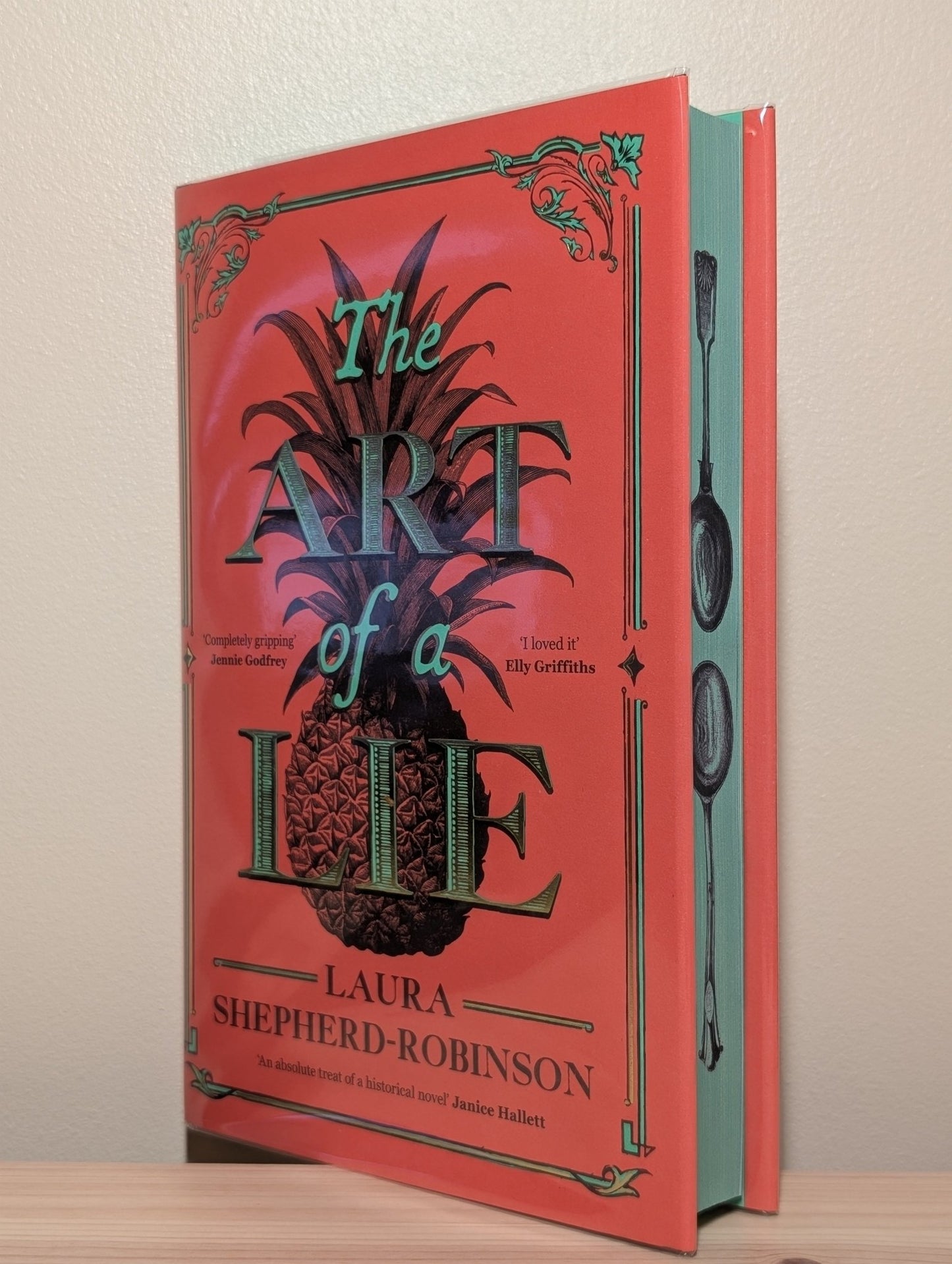 The Art of a Lie by Laura Shepherd - Robinson (Signed Numbered First Edition with sprayed edges) - Fialta Books