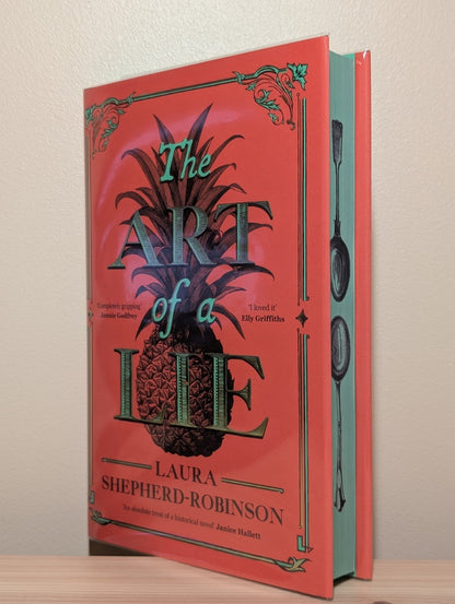 The Art of a Lie by Laura Shepherd - Robinson (Signed Numbered First Edition with sprayed edges) - Fialta Books