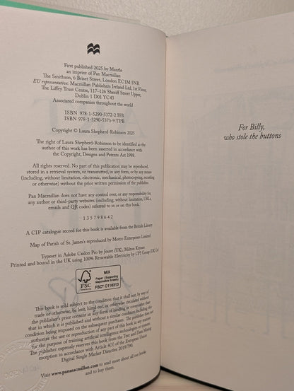 The Art of a Lie by Laura Shepherd - Robinson (Signed Numbered First Edition with sprayed edges) - Fialta Books