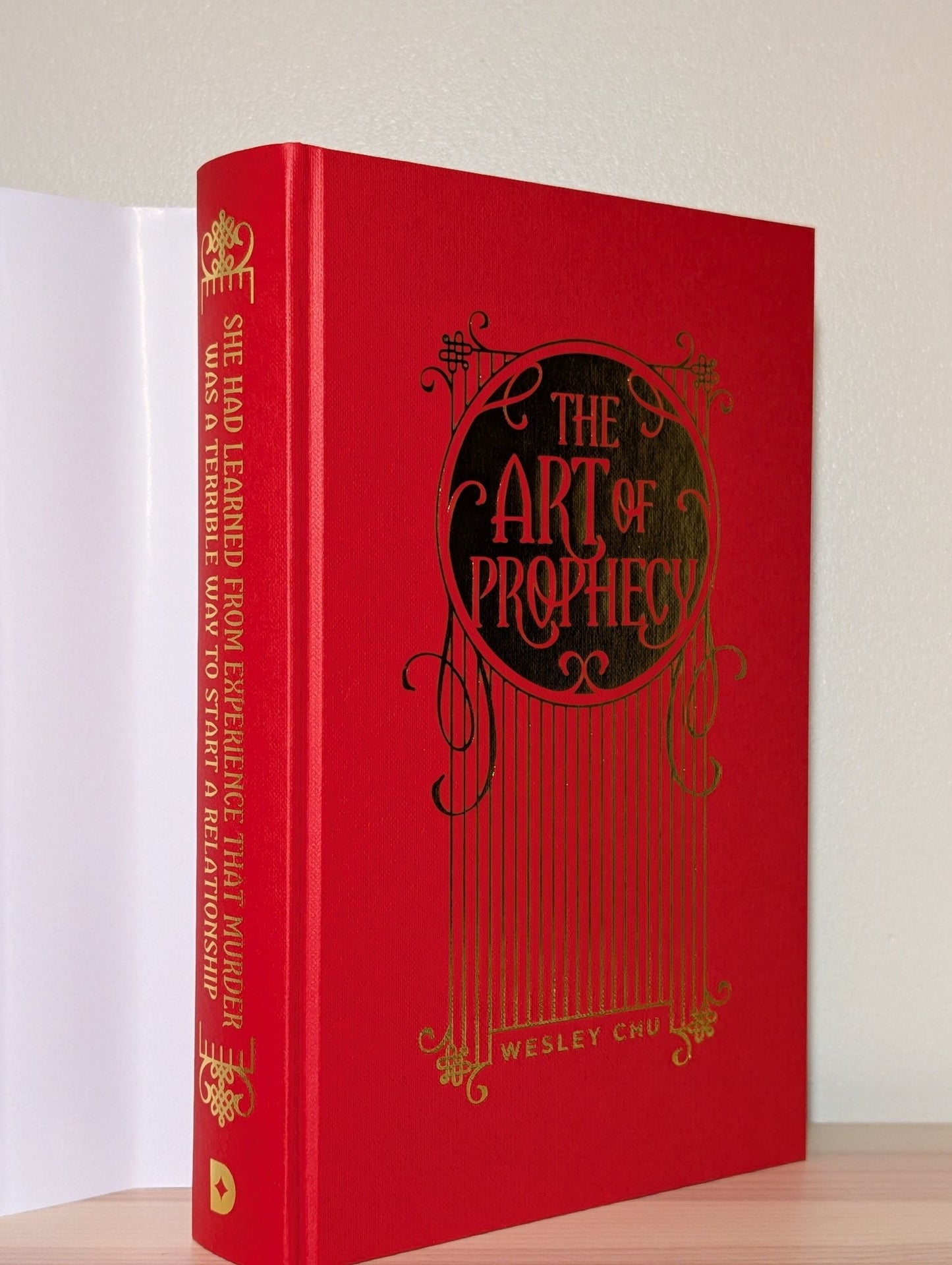 The Art of Prophecy; Art of Destiny; Art of Legend by Wesley Chu (Signed with sprayed edges) - Fialta Books