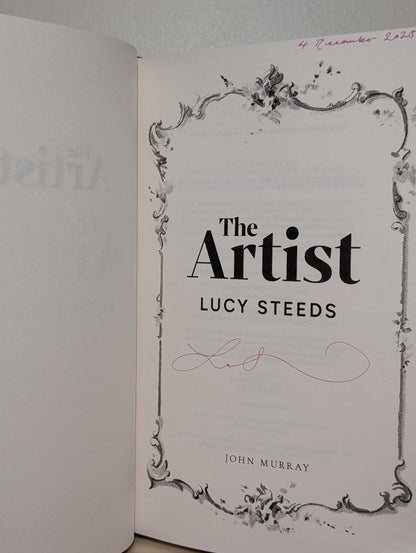 The Artist by Lucy Steeds (Signed Dated Special Edition) - Fialta Books