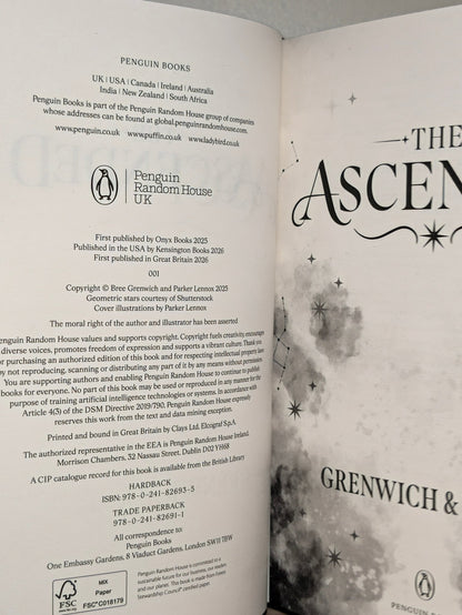 The Ascended by Bree Grenwich (First Edition with sprayed edges) - Fialta Books