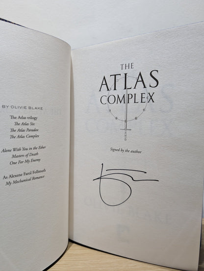 The Atlas Complex by Olivie Blake (Signed First Edition with sprayed edges) - Fialta Books