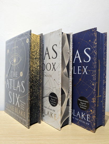 The Atlas Six Series 1 - 3 by Olivie Blake (Signed with sprayed edges) - Fialta Books