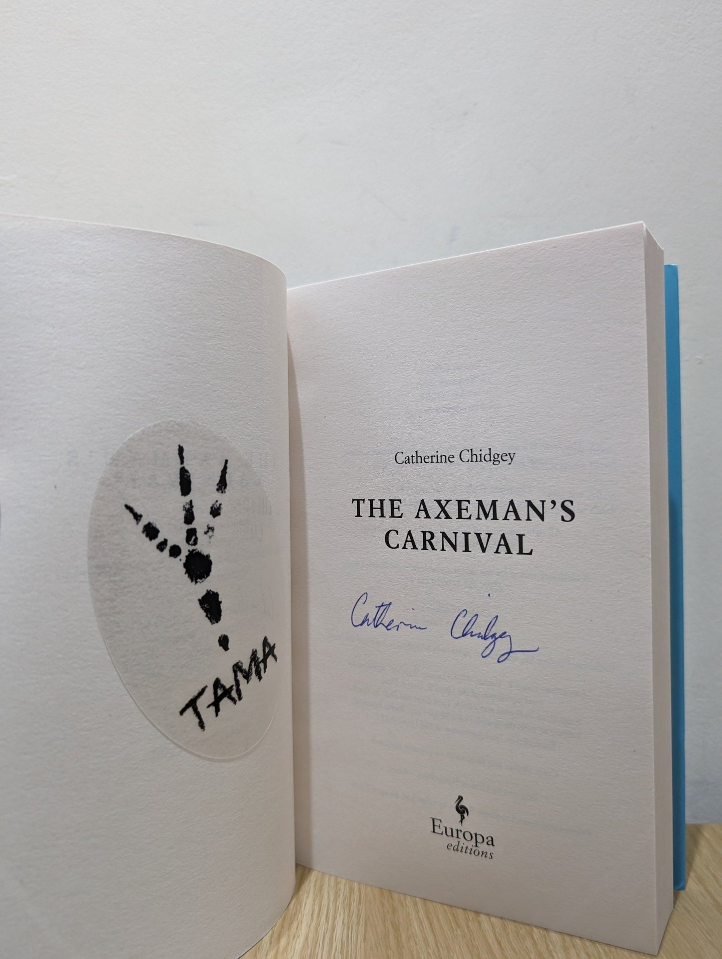 The Axeman's Carnival by Catherine Chidgey (Signed Stamped First Edition) - Fialta Books